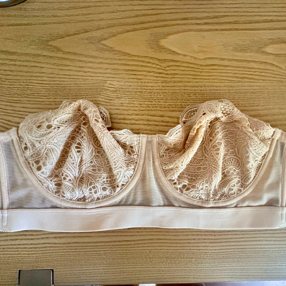 Nude strapless Lively 34D bra